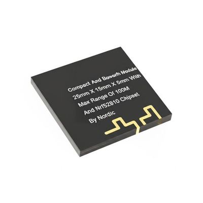 Compact And Powerful Bluetooth Module 25mm X 15mm X 5mm With Max Range Of 100M And Nrf52810 Chipset By Nordic