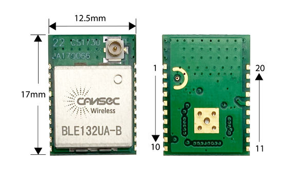 8dBm ST BlueNRG 1 Bluetooth 4,2 ενότητα Cansec ασύρματο ble132sa/ua-α
